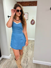 Load image into Gallery viewer, Macey Denim Romper