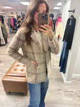 Load image into Gallery viewer, Kinsley Fuzzy Plaid Cardigan