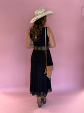 Load image into Gallery viewer, Bella Lace Black Midi Dress