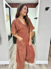 Load image into Gallery viewer, Haper Mineral Wash Jumpsuit