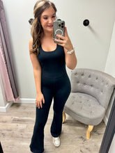 Load image into Gallery viewer, Jess Black Jumpsuit