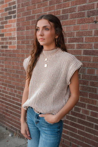 Laurel Mocha Sweater Vest