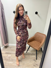 Load image into Gallery viewer, Allie Mauve Floral Dress