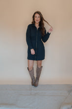 Load image into Gallery viewer, Emma Zip Up Mini Dress