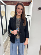 Load image into Gallery viewer, JoJo Black Blazer