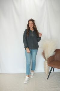 Adelaide Knit Button Top