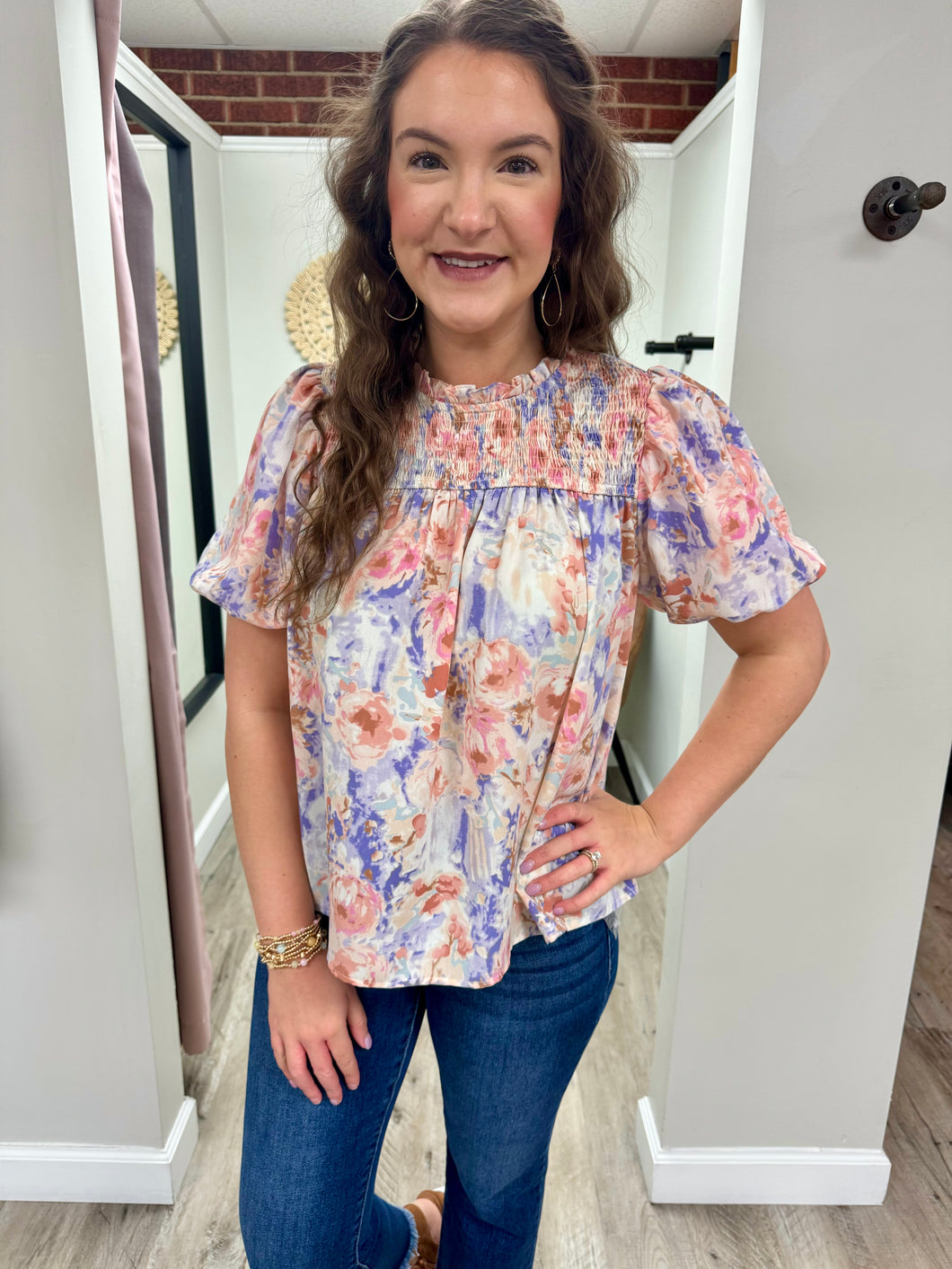 Hailsey Floral Top