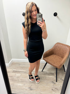 Lilah Black Dress