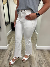 Load image into Gallery viewer, White Cropped Flare