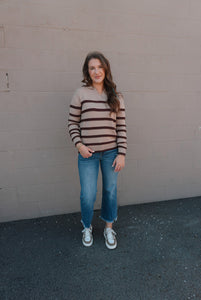 Izzy Polo Striped Sweater