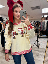 Load image into Gallery viewer, Candi Knit Santa Sequins Pullover