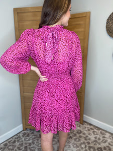 Briana Leopard Dress