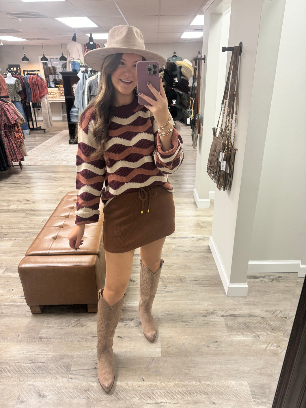 Alayna Two Tone Sweater