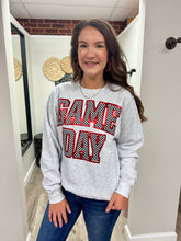 Load image into Gallery viewer, Game Day Checkered Crewneck