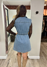 Load image into Gallery viewer, Julia Denim Button Dress