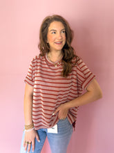 Load image into Gallery viewer, April Raised Rib Striped Top