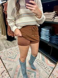 Well Loved Ribbed Skort