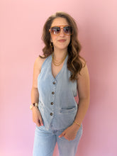 Load image into Gallery viewer, Lexi Denim Vest Top