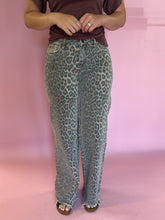 Load image into Gallery viewer, Leopard High Rise Wide Leg
