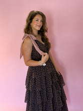 Load image into Gallery viewer, Millie Cacao Maxi Floral Dress