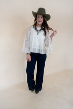 Load image into Gallery viewer, Cassidy Lace Ruffle Blouse