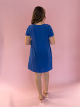 Load image into Gallery viewer, Jackie Royal Blue Shift Dress