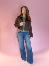 Load image into Gallery viewer, Jaylee Suede Button Down Jacket