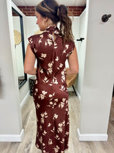 Load image into Gallery viewer, Kayla Brick Floral Dress