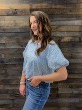 Load image into Gallery viewer, Carly Eyelet Bubble Top