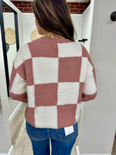 Load image into Gallery viewer, Tessa Checkered Sweater