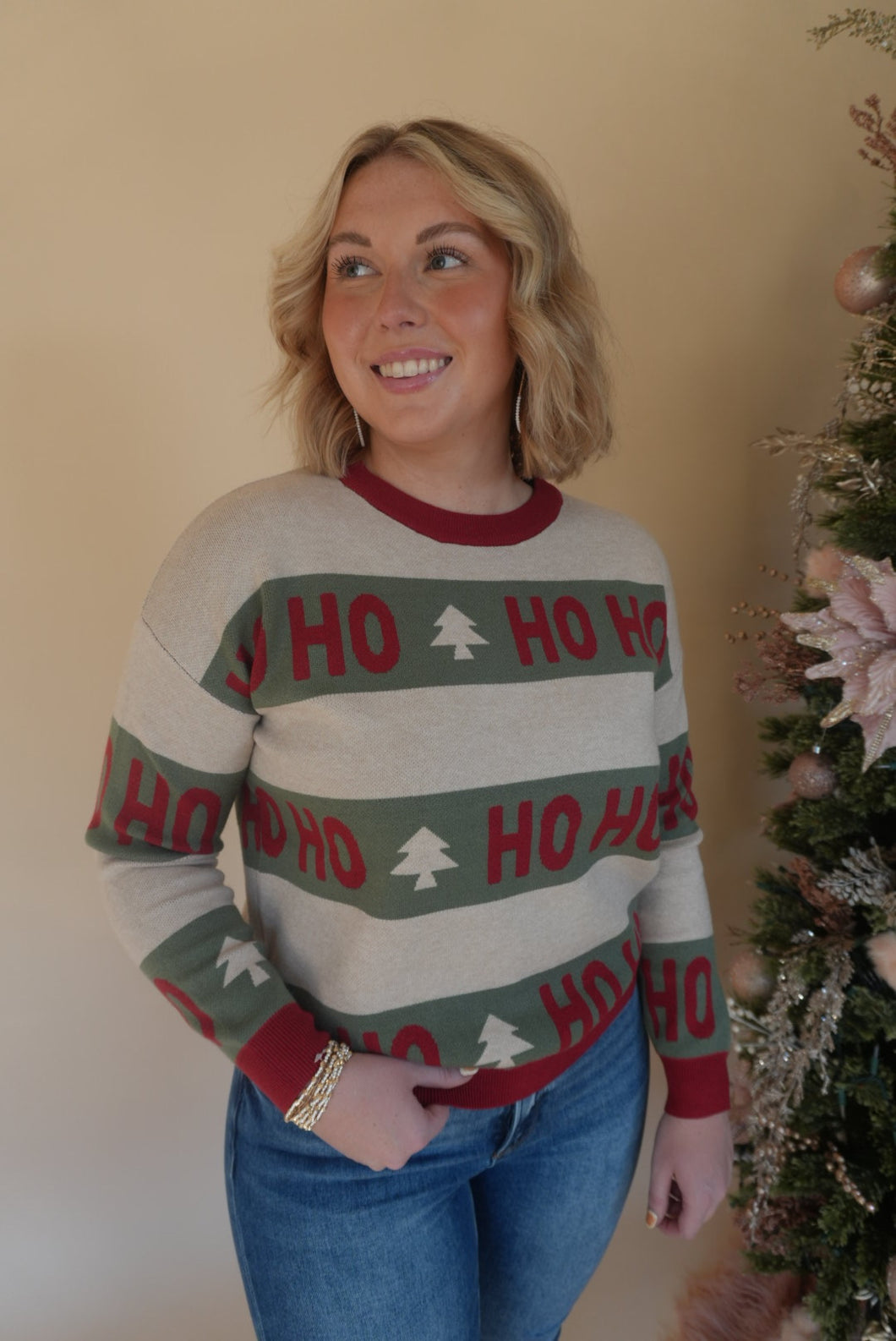 Ho Ho Ho Christmas Sweater