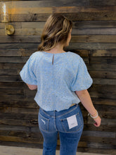Load image into Gallery viewer, Carly Eyelet Bubble Top