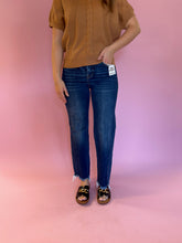 Load image into Gallery viewer, TC High Rise Fray Straight Denim