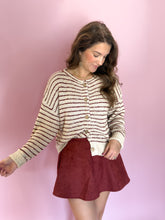 Load image into Gallery viewer, Isabella Oatmeal Striped Sweater