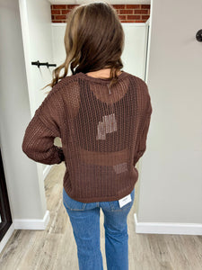 Sadie Espresso Sweater