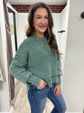 Load image into Gallery viewer, Remi Oversized Slit Sweater