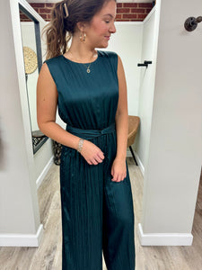 Brandi Teal Blue Jumpsuit