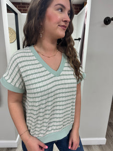 Mindy Stripe Top