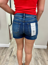 Load image into Gallery viewer, High Rise Risen Raw Hem Shorts