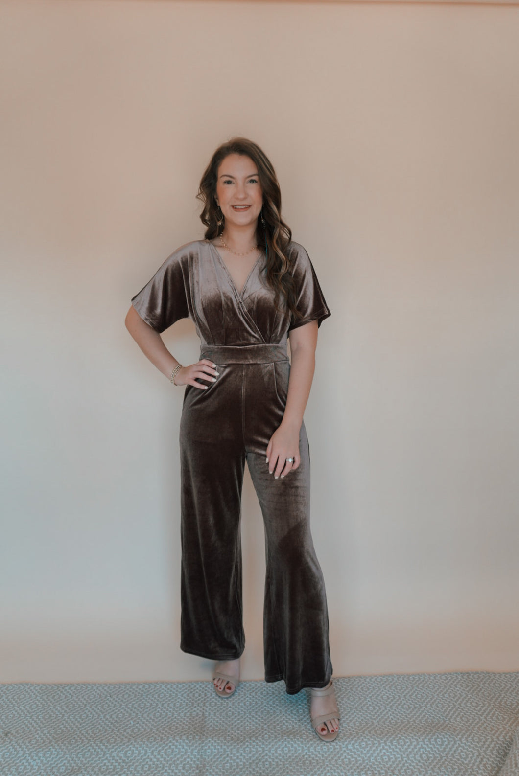 Kaisley Velvet Jumpsuit