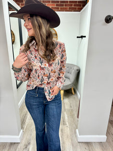 Bea Western Button Up