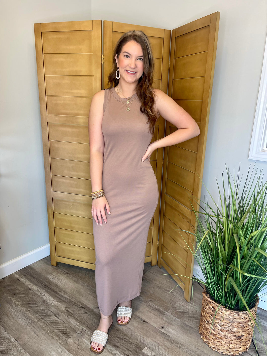 Joslyn Mocha Dress