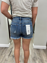 Load image into Gallery viewer, High Rise-Front Distressed Shorts