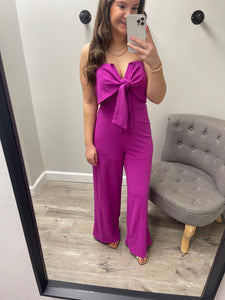 Cassidy Magenta Jumpsuit