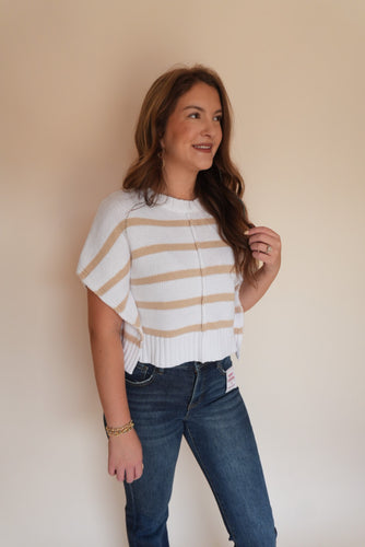 Cassie Cropped Sweater Vest