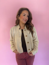 Load image into Gallery viewer, Avery Bone Suede Jacket