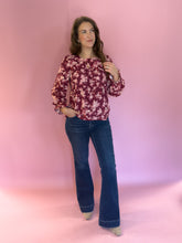 Load image into Gallery viewer, Rose Floral Blouse