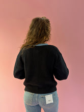 Load image into Gallery viewer, Keidra Navy Contrast Sweater Cardigan