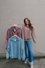 Load image into Gallery viewer, Becky Fleece Half Zip Pullover