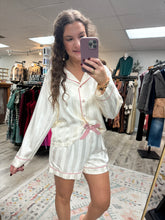 Load image into Gallery viewer, Mya Cream PJ set